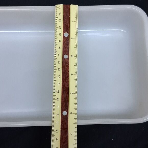 Vintage Anchor Hocking Fire-King1.5 QT.baking dish with wheat pattern item #410 - Picture 6 of 7